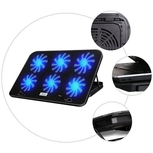Laptop Fan Laptop Cooling Stand 6 Fans Gaming Laptop Stand Laptop Fans - 第 4/12 張圖片