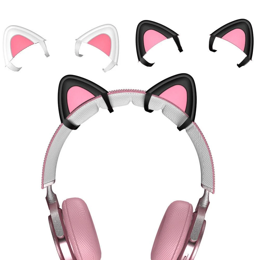 Kitty ear gaming headset sales