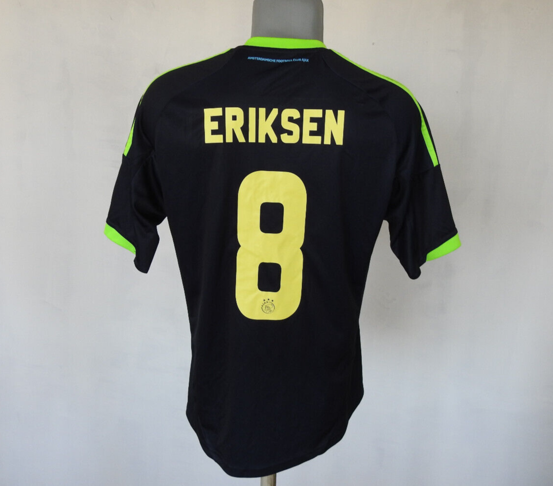 ウェア Ajax 2011-12 Away Soccer Uniform #8 Ajax Amsterdam 2011 2012 Away Football Soccer Jersey Shirt