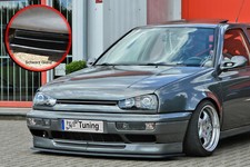 Spoilerschwert Frontspoiler aus ABS für VW Golf 3 mit GTi Spoiler schwarz glanz