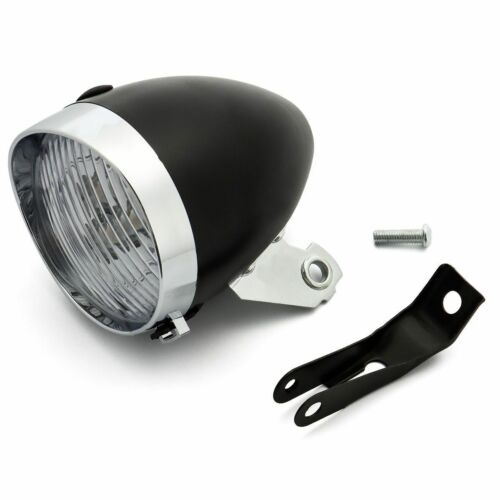 2pz Fanale Bici Classico Vintage 3LED Bicicletta Retro Luce Anteriore Lampade - Foto 5 di 12