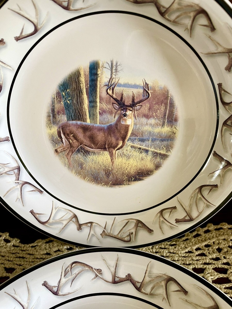 Mossy Oak Deer Plate Set Mossy Oak Animal Print Salad Plates Set