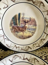 BASS PRO SHOPS OLD MOSSY HORNS WHITETAIL BUCK DINNERWARE REPLACEMENTS
