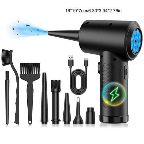 Electric Compressed Air Duster for Computers 50000RPM Powerful Air Duster for PC - Afbeelding 8 van 10