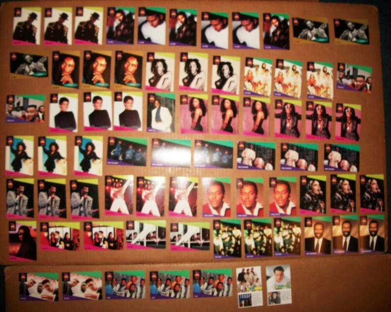 1991 ProSet Super Stars Soul Reggae Legends R & B funk lot of 70 NM +2 extras 