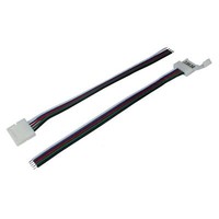 15Cm Rgbw Led Clip Verbinder Mit Kabel FüR 10Mm Rgbw Led Streifen 15X5Mm
