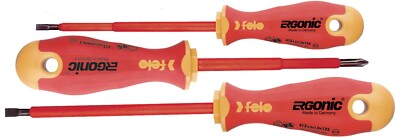 Felo Screwdriver ERGONIC VDE Set 3-pcs. SL/PH / 00041393194