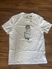 BNWT Ralph Lauren Polo Bear T Shirt Factory Outlet Exclusive White Size Large