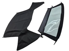 Fits: Alfa Romeo GTV Spider Soft Top 95-03 Made from Haartz Black German Canvas