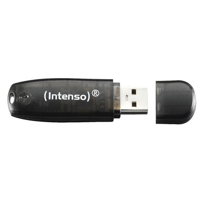 Intenso Rainbow Line 16GB USB Drive 2.0,  schwarz