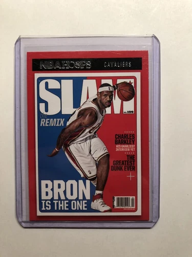 2020-21 NBA Hoops Lebron James Slam The Remix "Bron Is The One" #2 Cavaliers