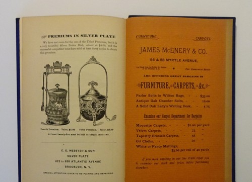 1893 EPWORTH RECIPES - Methodist Cook Book & Housekeeper's Manual, Illust Ads - Picture 7 of 15