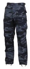 Rothco Camo Tactical BDU Pants - Midnight Blue Camo
