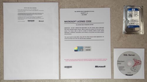 SQL Server 2022 estándar 16 núcleos CALs ilimitadas licencia de por vida y DVD - Imagen 4 de 4