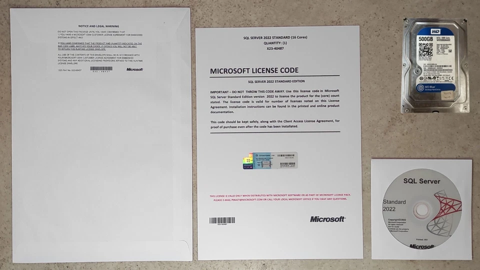 SQL Server 2022 Standard 16 Cores Unlimited CALs Lifetime License and DVD - Image 4 of 4