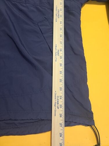 Vintage LL Bean 1/4 Zip Windbreaker Jacke Blau Herren Größe L - Bild 4 von 8