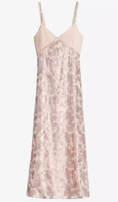 Lace Trimmed Jacquard DressサイズM Lace Trimmed Jacquard Dress（ワンピース）｜Her lip to（ハー