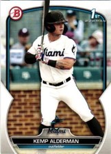 2023 Bowman Draft #BD-123 Kemp Alderman