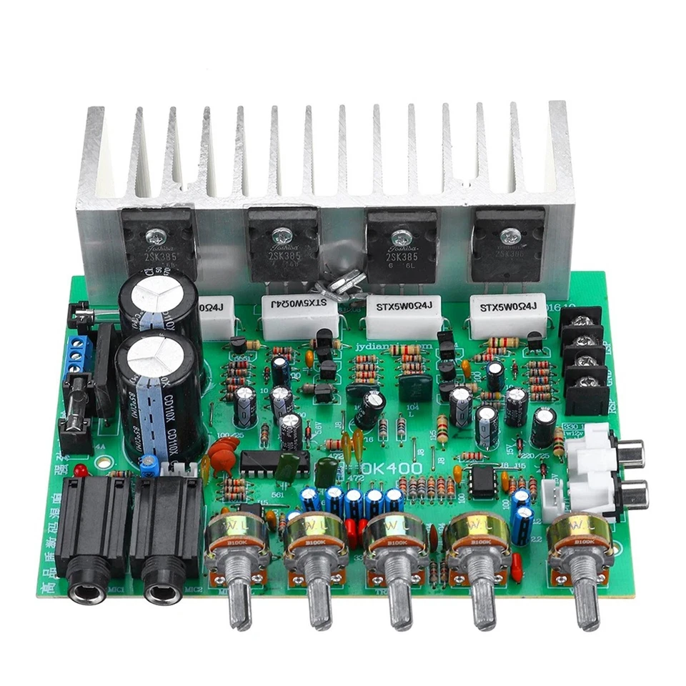 Placa amplificador de alta potencia reverberación 250W 2.0 canales efecto campo 447/385 TOSHIBA  Foto 4 de 4