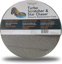 Bergan Turbo Cat Scratcher or Star Chaser Replacement Scratch Pads 2pk