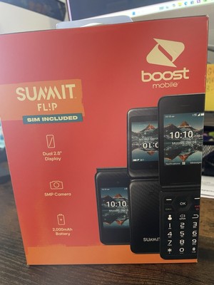 Boost Mobile Prepaid Flip Cell Phone 