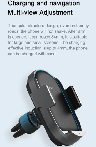 Xiaomi 50W Qi Car Wireless Charger Pro Infrared Sensor Phone Holder Fast Charge - Picture 6 of 12