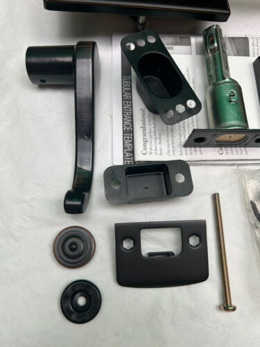 Baldwin 85327.112LENT Keyed Entry Handleset Bethpage Single Cylinder Venetian Br - Picture 4 of 20