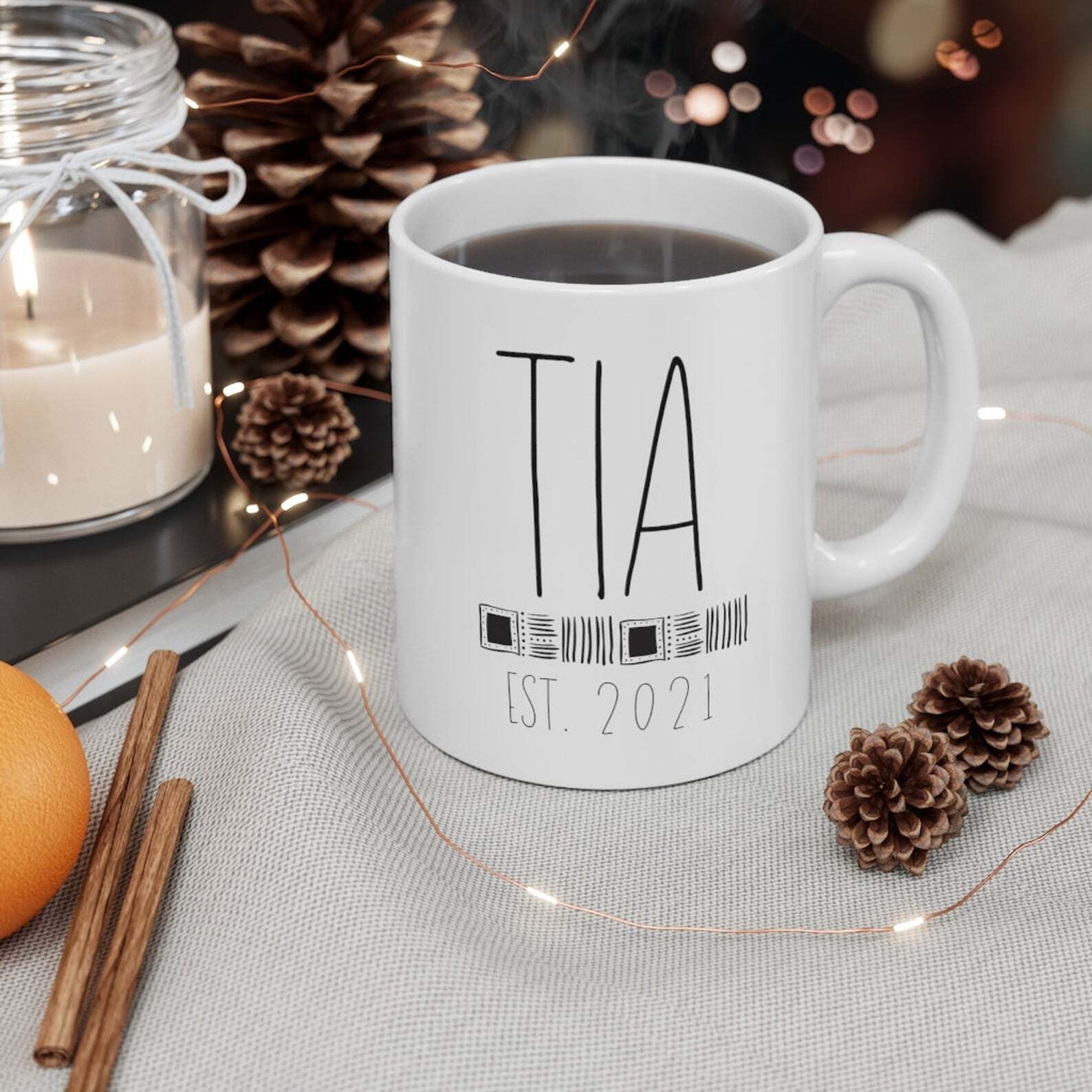 Tia Est 2021 Spanish Aunt Coffee Mug Gift