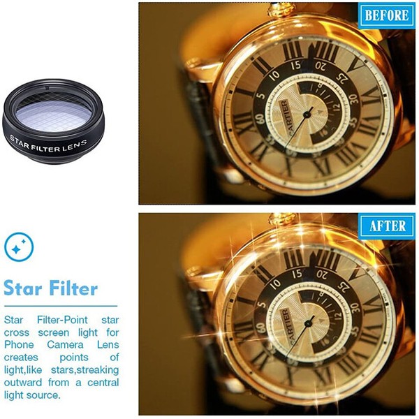 Alternate view of Apexel 10in1 Phone Camera Lens Fisheye Wideangle Telescope Lens Phone