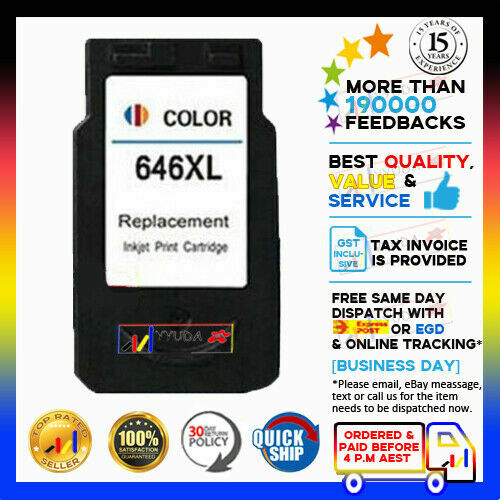 NoN-OEM Ink PG-645XL CL-646XL PG645 CL646 For Canon Pixma TR4560 MX496 MG2460 - Picture 14 of 15