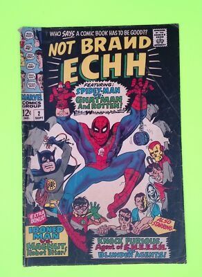 Not Brand Echh #2 1967 Marvel Comics 1st App Low Grade Comic Book A15-81