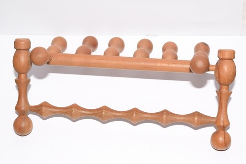 SOPORTE DE 3 TUBOS DE MADERA GENUINA ** L. NUEVO ** pipa de silbata - Imagen 3 de 3