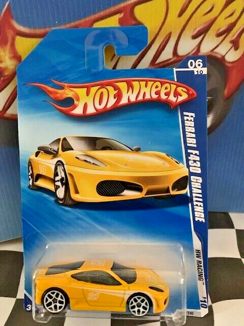 Hot Wheels 2010 HW Racing Ferrari F430 Challenge Yellow Y5