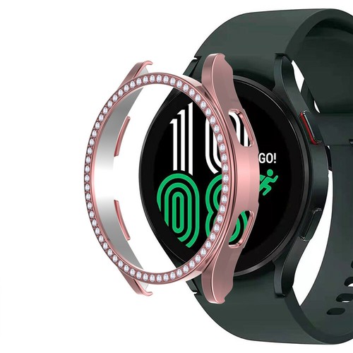 44/40mm para Samsung Galaxy Watch 4 Glitter PC a prueba de golpes Accesorios de la cubierta del caso - Imagen 44 de 53