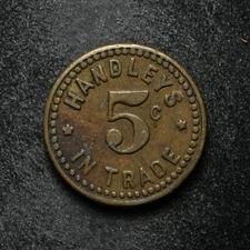 Handley's Trade Token Good for 5 Cents (bb16458)