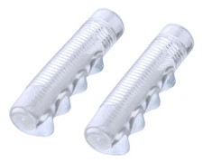 Lowrider 7/8" x 115mm Flangeless PVC Handlebar Grips Pair – Multiple Colors.