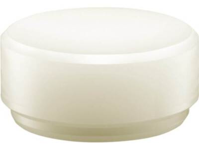 1er PACK(Stk) HALDER 3508030 Schonhammerkopf SUPERCRAFT Kopf-D. 30 mm Nylon weiß