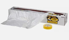 3M Plastic Sheeting Automotive Paint Overspray (16 ft x 400 ft) w/ Roll of Tape