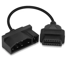 7Pin OBD1 to 16Pin OBD2 Cable Adapter Code Reader Scan Diagnostic Tool For Ford
