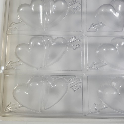 MILKY WAY SOAP MOLDS - HEARTS 2×4 GRID - MANY OTHERS AVAILABLE IN MY STORE! - Picture 2 of 2