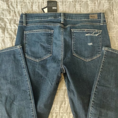 Paige Verdugo Ankle Distressed Jeans - Size 32 - NEW WITH TAGS - Picture 2 of 7