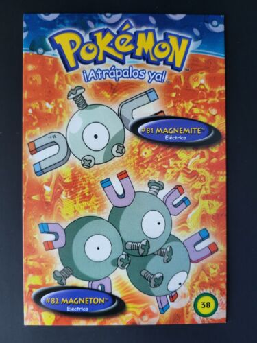 Pokemon Navarrete 2000 Vintage Post Card #38 Magnemite Magneton