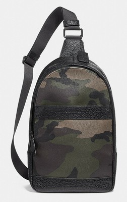 coach sling bag camouflage