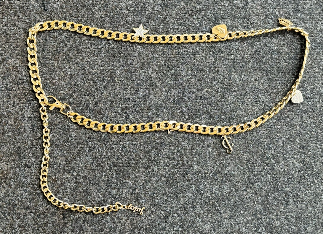 Juicy couture multi charm  gold belt Juicy Couture Gold Chain Belt Women main image 2