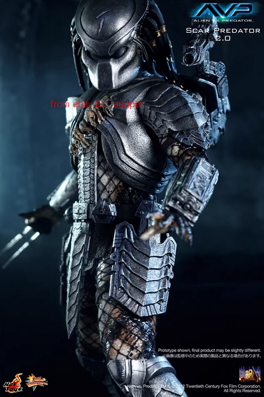 未開封ホットトイズ MMS１９０プレデター　ＡＶＰ 1/6　エイリアン Perfect Hot Toys 1/6 Mms190 Avp Scar Predator 2.0 Alien Vs