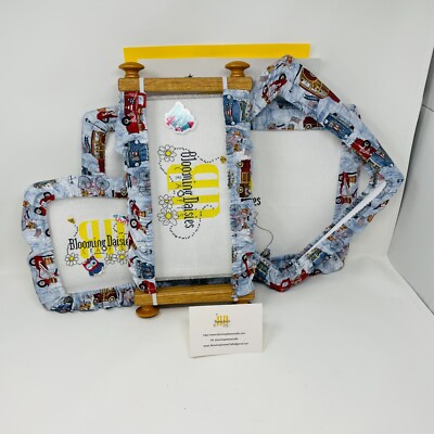 Patriotic Vehicles - USA Grime Guards - Q-Snap Frame-Cross Stitch/Needlecraft