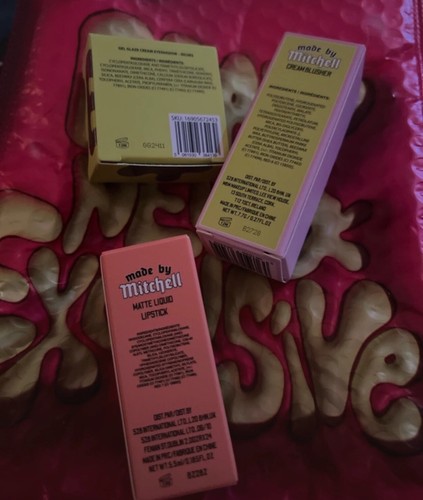 MADE BY MITCHELL 3 PIECE MAKEUP Set - Includes Blursh Balm - Picture 2 of 2