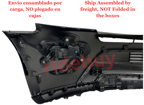 Fit 2018 2019 - 2021 Ford Expedition Front Bumper Complete Assembly F1000747-A - Picture 6 of 7