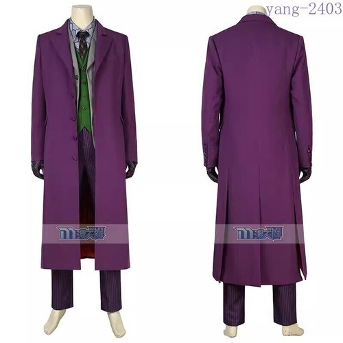 Heath Ledger Joker aus DC Dark Knight Cosplay-Anzug Halloween komplette Kostüme