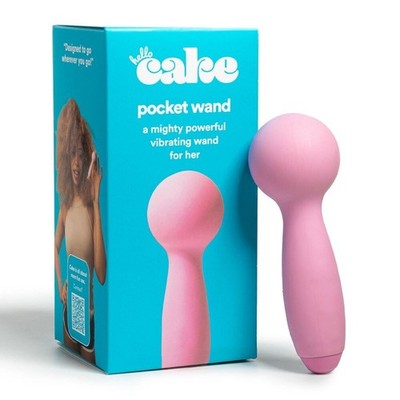 HELLO CAKE POCKET WAND MIGHTY POWERFUL VIBRATING WAND FOR HER New